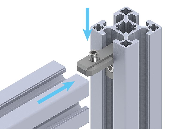 Соединитель для алюминиевого профиля