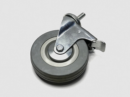 Колесо с тормозом Ø125 М12х45, A326
