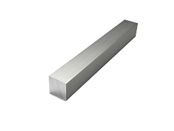Пруток алюминиевый, квадрат 25x25 (Ан. серебро)