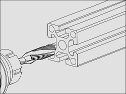 Нарезание резьбы M6x1.0-6H