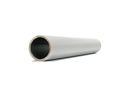 Труба стальная Ø28х0,8 мм с покрытие полиэтилен (белая)
