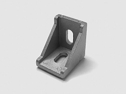 Угловой алюминиевый соединитель 30х30, паз 8, B117