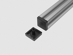 Заглушка торцевая 20 х 20 с логотипом, C158