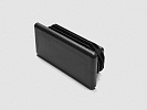 Превью Заглушка прямоугольная 40х80, чёрная, A979