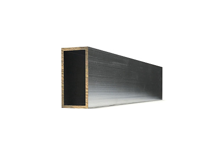 Профиль алюминиевый, прямоугольник 40x20x2 (Без покрытия)