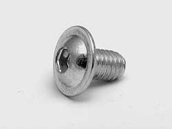 Винт с полукругл. гол., с буртом и вн. шестигр. М6х10 ISO 7380-2, L49