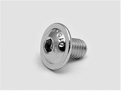 Винт с полукругл. гол., с буртом и вн. шестигр. М5х8 ISO 7380-2, L46