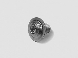 Винт с полукругл. гол., с буртом и вн. шестигр., оцинк. М8 х 12 ISO 7380-2, A573