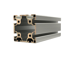 Профиль конструкционный 80х80 паз 8мм (Ан. серебро)