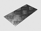 Превью Лист алюминиевый, рифленый квинтет, 1500х1500х1.5 мм, F007