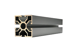 Профиль конструкционный 50х50 паз 8мм (Ан. серебро)