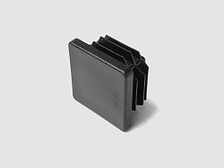 Заглушка квадратная 40х40, чёрная, A978