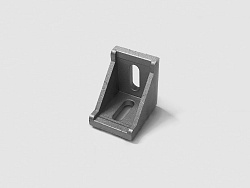 Угловой алюминиевый соединитель 30х30, паз 8, A990