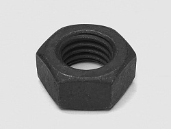 Гайка шестигранная М12 DIN 934, черная цинк-ламель, A288