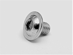 Винт с полукругл. гол., с буртом и вн. шестигр. М6х8 ISO 7380-2, L48