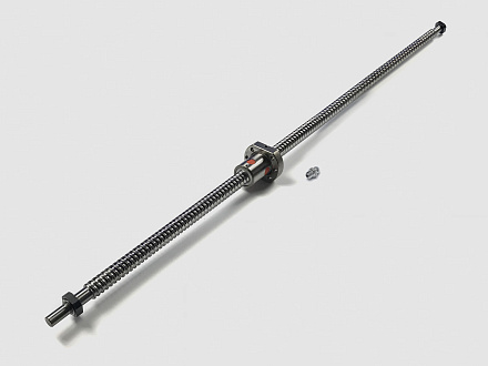 Обработанный винт ШВП с гайкой SFU1610, L =  1540мм, C274