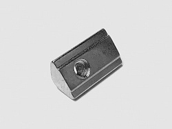 Сухарь пазовый с фиксатором М4, паз 8, серия 40, C123