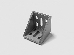 Угловой алюминиевый соединитель 60х60, паз 8/паз10, B153