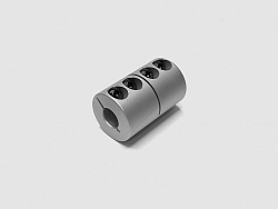 Жесткая алюминиевая муфта Ø 10 / Ø 10, C298